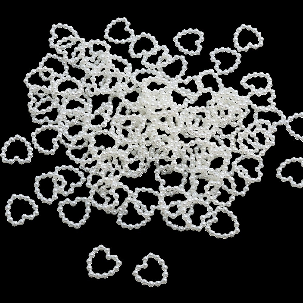 Transfronteriza Amazon sirena color amor patrón ABS imitación perla DIY hecho a mano accesorios para el cabello horquilla accesorios de la caja del teléfono