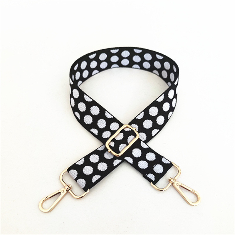 Polyester Round Dots Bag Strap display picture 6