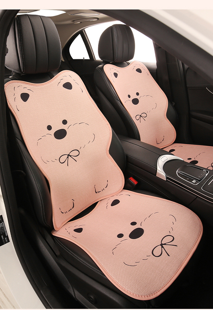 Car Seat Cushion for All Seasons, High-End Women's Summer Seat, Rear Thin Car Seat Cover, Seat Cushion, West Highland