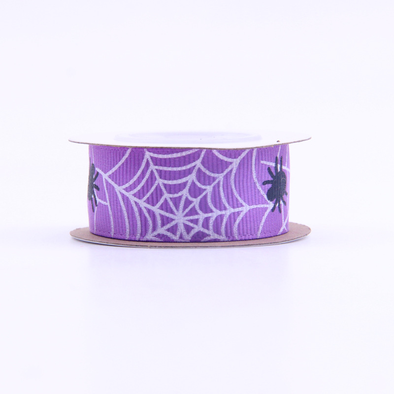 1.0cm 2.5cm decoración de Halloween cinta calabaza de Halloween cinta / araña / fantasma / cinta murciélago