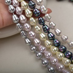 模造バロック特殊形状パールベルネックレス半完成ジュエリー diy アクセサリーブレスレット水滴ルースビーズストレート穴