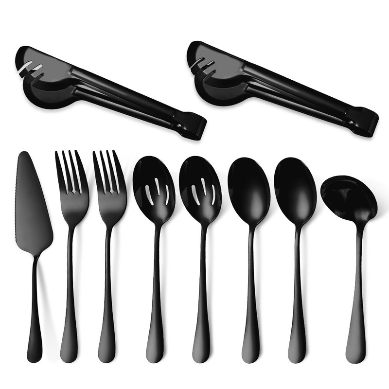 Amazon Hot Sale Stainless Steel Common Spoon Fork Colander Food Clip Dessert Shovel Tableware Set Steak Clip Common Parts Amazon Hot Sale Stainless Steel Common Spoon Fork Colander Food Clip Dessert Shovel Tableware Set Steak Clip Common Parts