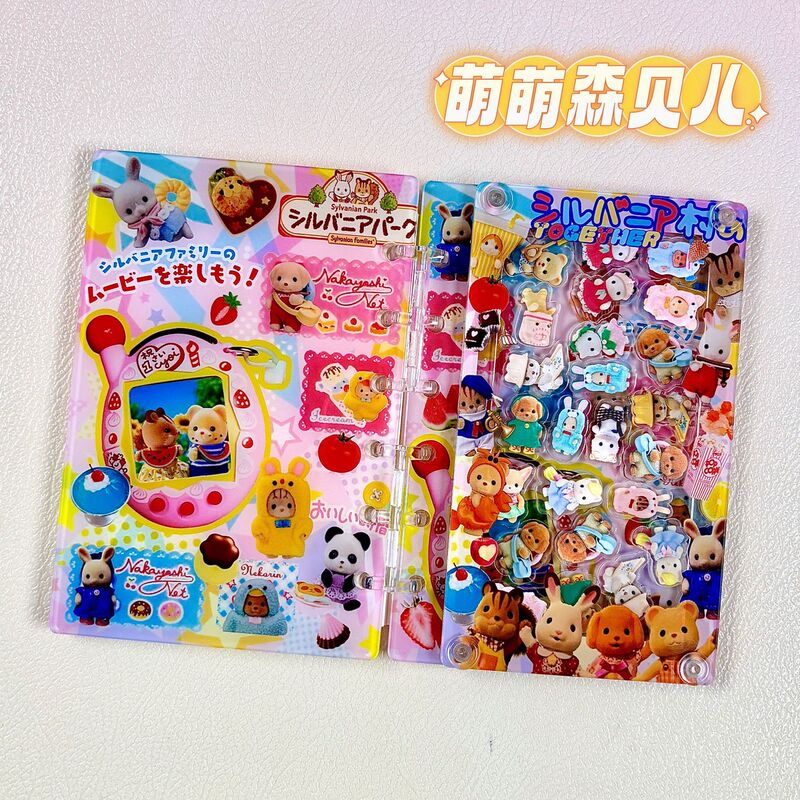日本の漫画 A7 ルーズリーフノートブックかわいいガーリーハート高価値アニメ学生アクリル|undefined