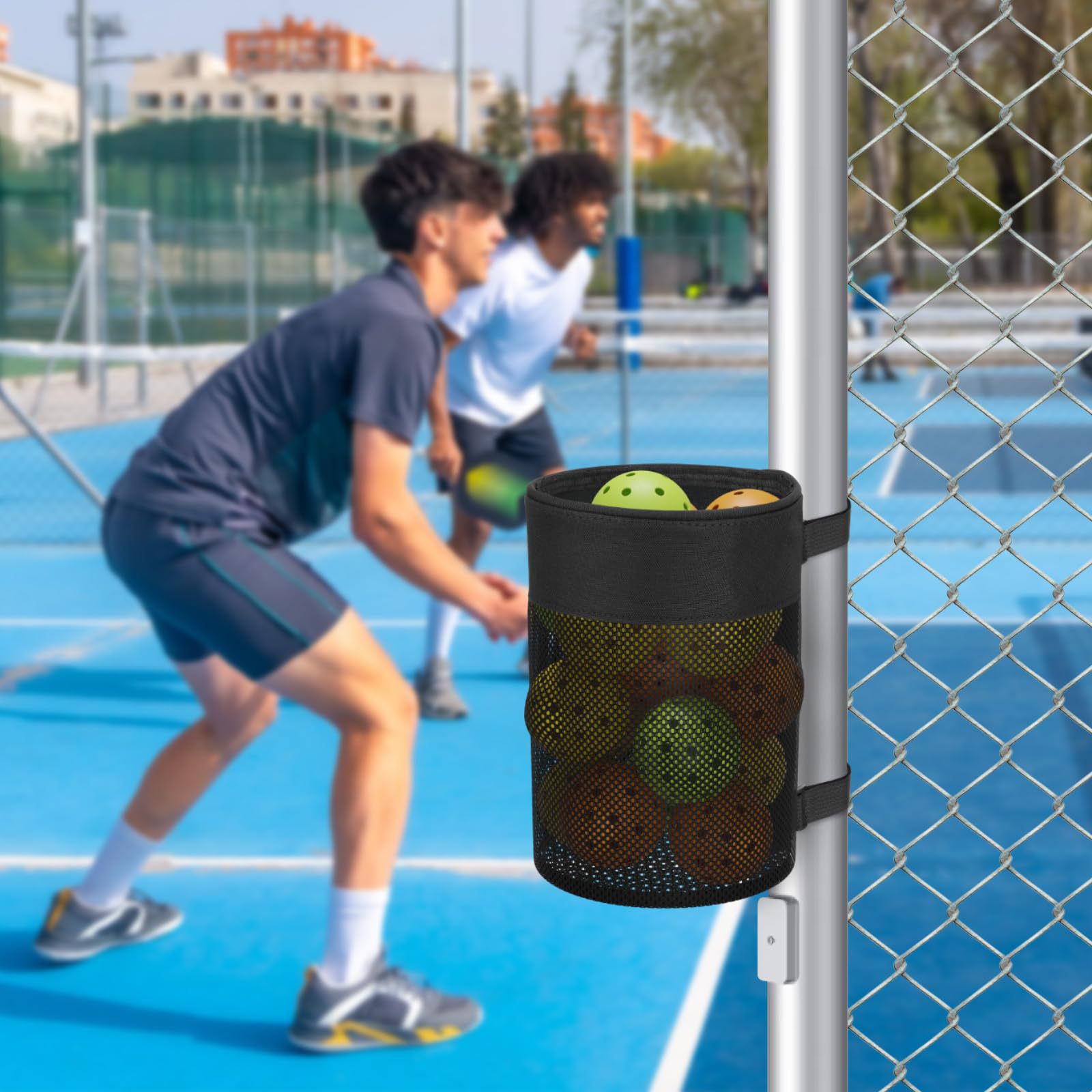 Cross-Border Pickleball Tennis Storage Bag, Portable Outdoor Sports-Specific Tennis Bag, Multi-Functional Mesh-Shaped Storage Bag