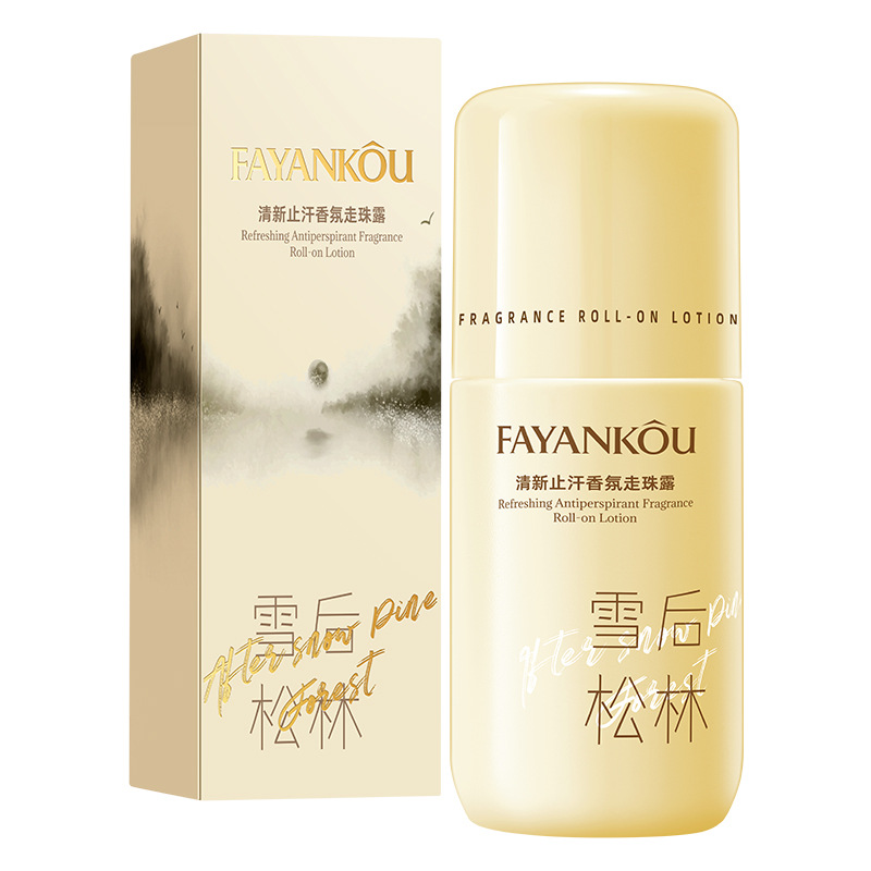 Fa Yan Ke refrescante antitranspirante perfume, loción antiperspirante refrescante, antiperspirante de larga duración, loción antiperspirante de perfume al por mayor.