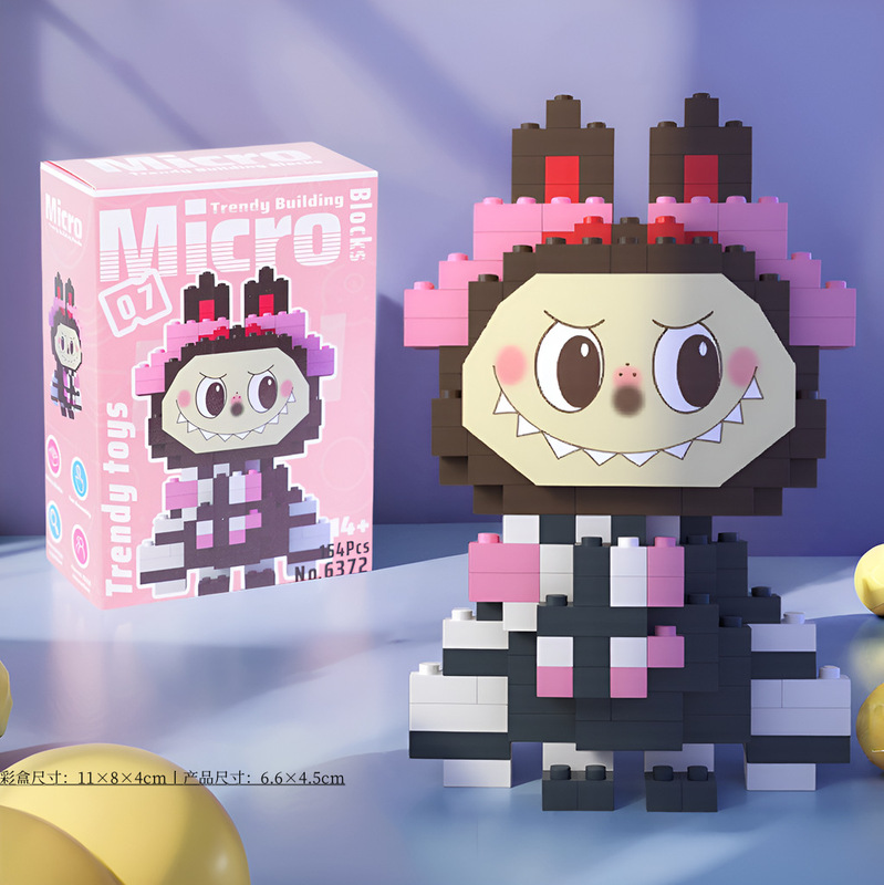 レゴビルディングブロック、小さな粒子ビルディングブロック、ステッチ漫画ブラインドボックスビルディングブロック、男の子と女の子向けの子供用知育玩具と互換性があります。|undefined