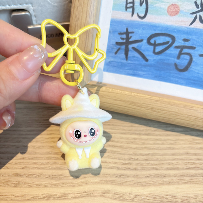 クロスボーダー植毛マジシャン Bubu トレンディなかわいい装飾アクセサリーキーホルダー漫画ブラインドボックスバッグ小さなペンダント|undefined