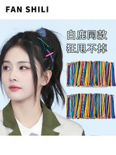 彩色发夹一字夹ins女学生韩版可爱少女糖果发夹网红刘海卡子头饰