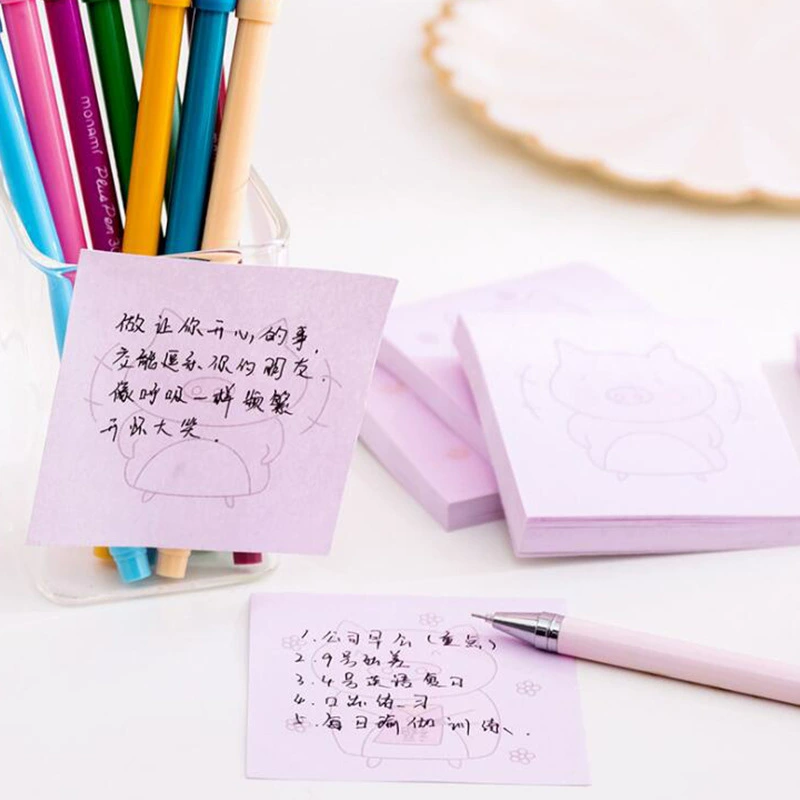 Cartoon handheld notebook for students, note