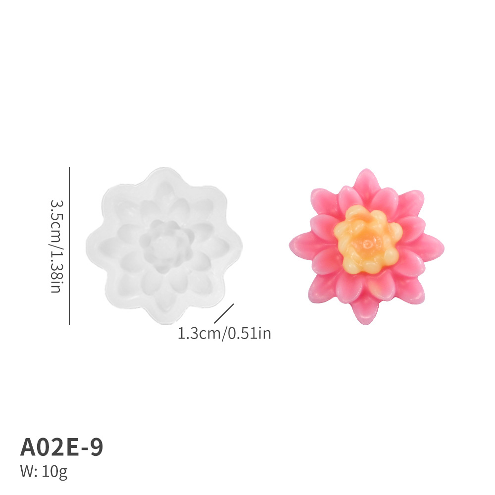 캔들몰드_A02E-9 작은수련