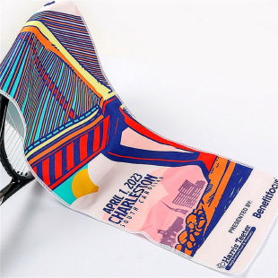 Ultra-fine Sports Towel Bath Towel Fitness Quick-drying Absorbent Sports Towel Outdoor Sunscreen Portable Thermal Printing Sports Towel