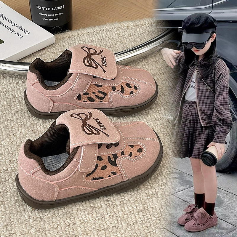 Детская спортивная обувь 2024 весна и осень новая детская повседневная обувь для девочек