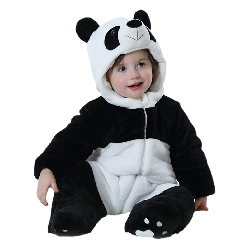 Qile Rabbit поколение детских комбинезонов осенне-зимняя мягкая детская одежда HA мультяшный костюм для скалолазания в форме животного