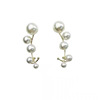 Earrings for bride from pearl, trend ear clips