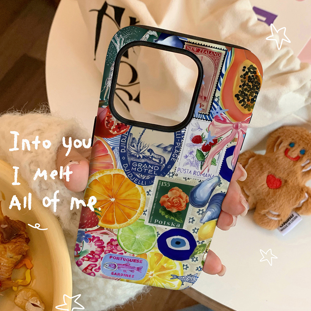 35g Weight iPhone Applicable Brands Phone Cases Classification Feilin Material Fruit Pattern Simple Style Style Feilin Fruit Simple Style Phone Cases Phone Accessories 无