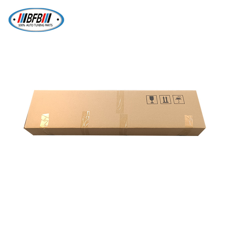 100% Real Carbon Fiber Forged Front Lip Mesh Trim Frame for 14-21 Tesla Model S - Glossy Mesh Grille Strip