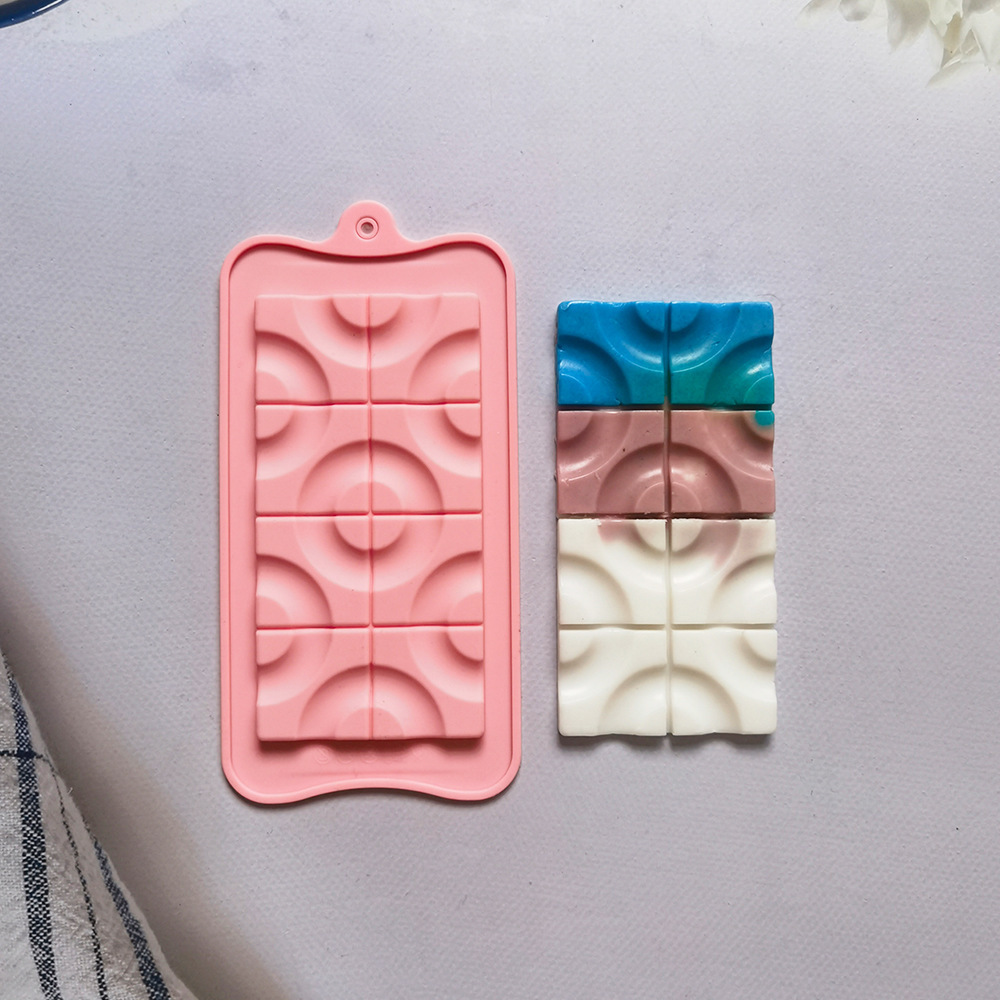 Círculo de chocolate 170 molde de silicona pastel helado pudín molde de postre jabón utensilios