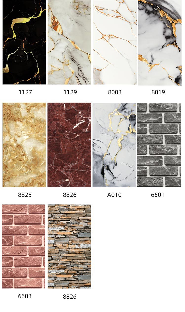 Aluminum Plastic Panel Tile Wall Sticker Self-Adhesive PVC Marble Sticker Wall Renovation Concealment Decoration_voghion.com