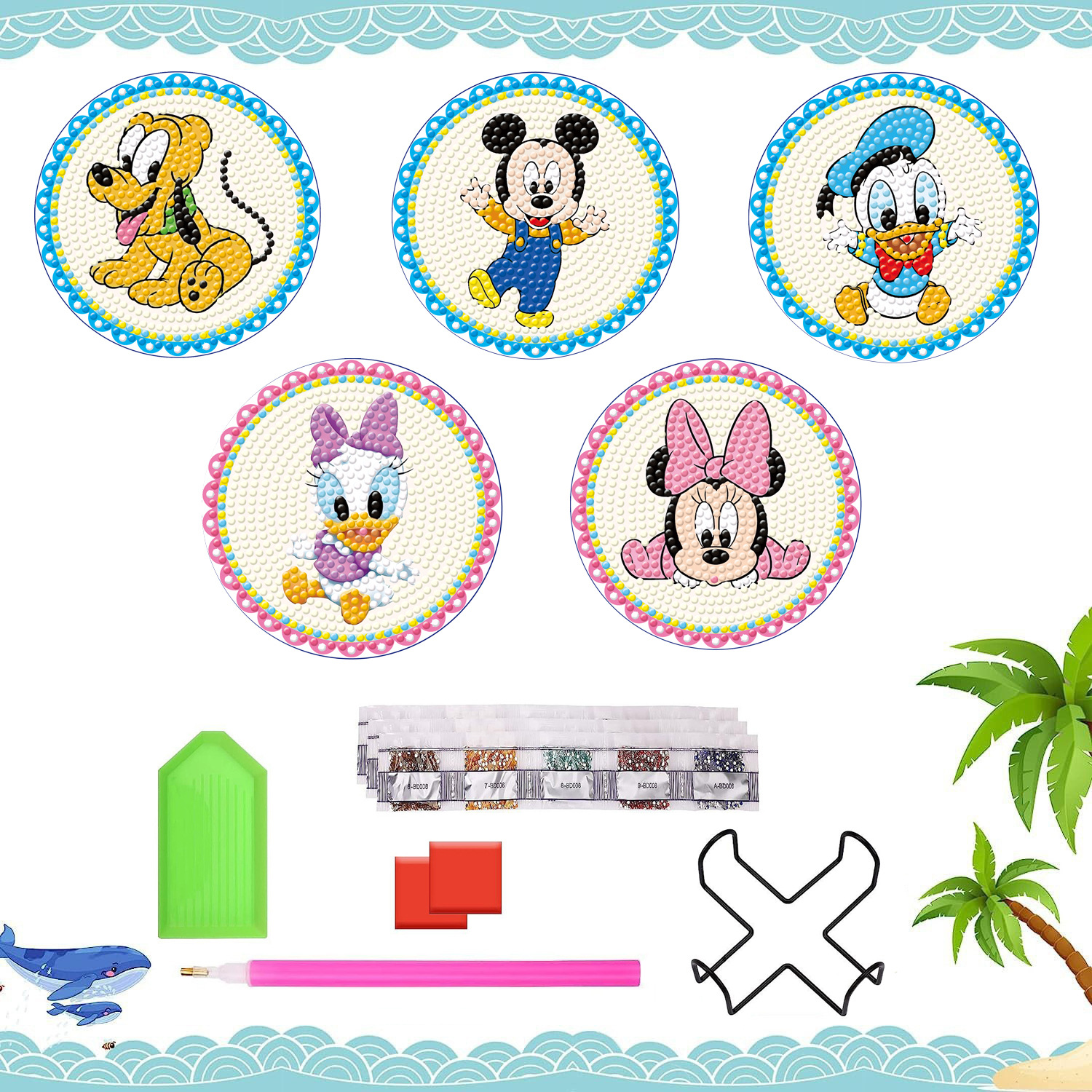 BD6096 (철 프레임 컬러 박스 포함)