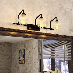 American Classic Mirror Headlight, Simple and Luxurious Bathroom Mirror Cabinet Light, Bedroom Creative Makeup Light, No Drilling Required