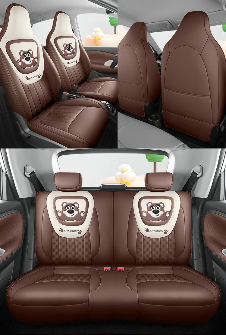 Suitable for 2024 third-generation Wuling Hongguang MINI Macaron car seat cover cartoon cute full surround