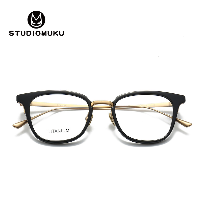 Gafas frescas de madera STUDIOMUKU Sven escoria conserva el marco de gafas retro nicho exquisito marco de gafas de moda