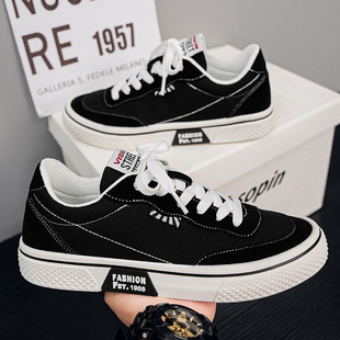 Canvas Shoes Men Couple's 2025 Spring New Casual All-match Canvas Shoes Breathable Fashionable Youth Shoes