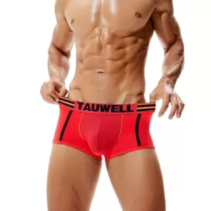 TAUWELL Men's Breathable Mesh Underwear with Cotton and U-shaped Support - All Seasons Comfort