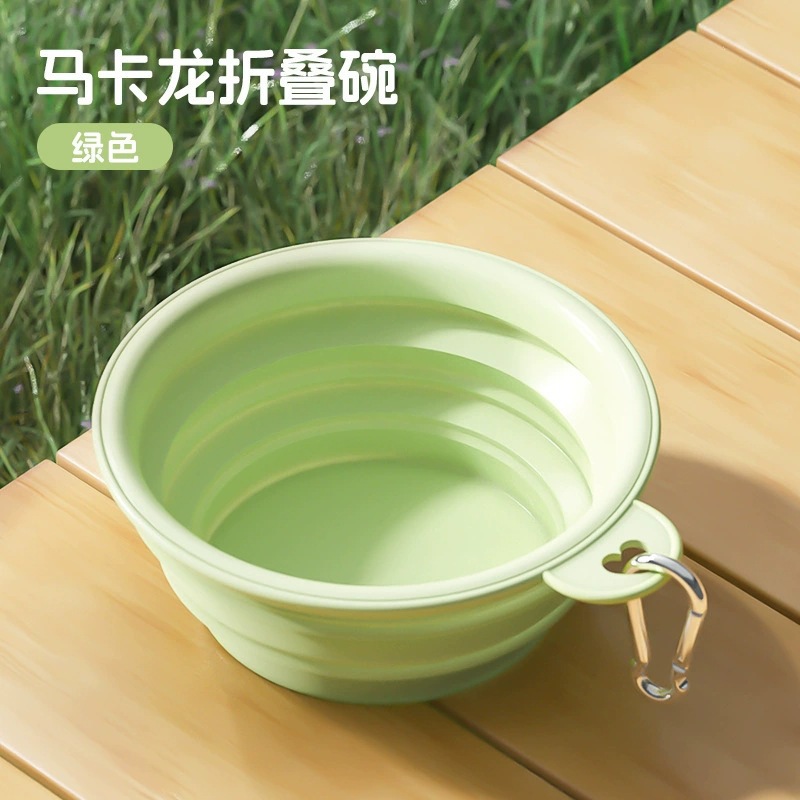 绿色折叠碗350ML