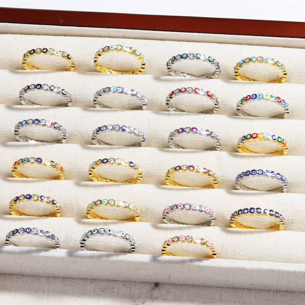 Copper Devil's Eye Rings