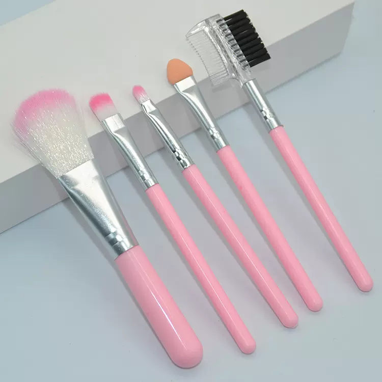 外贸跨境五支化妆刷套装眼影刷化妆刷子套刷唇刷彩妆工具美妆工具