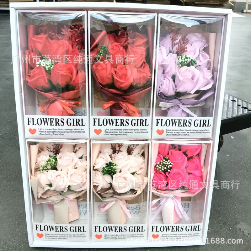 教师节仿真玫瑰花束七夕情人节高档花束礼物永花束康乃馨送老师花|undefined
