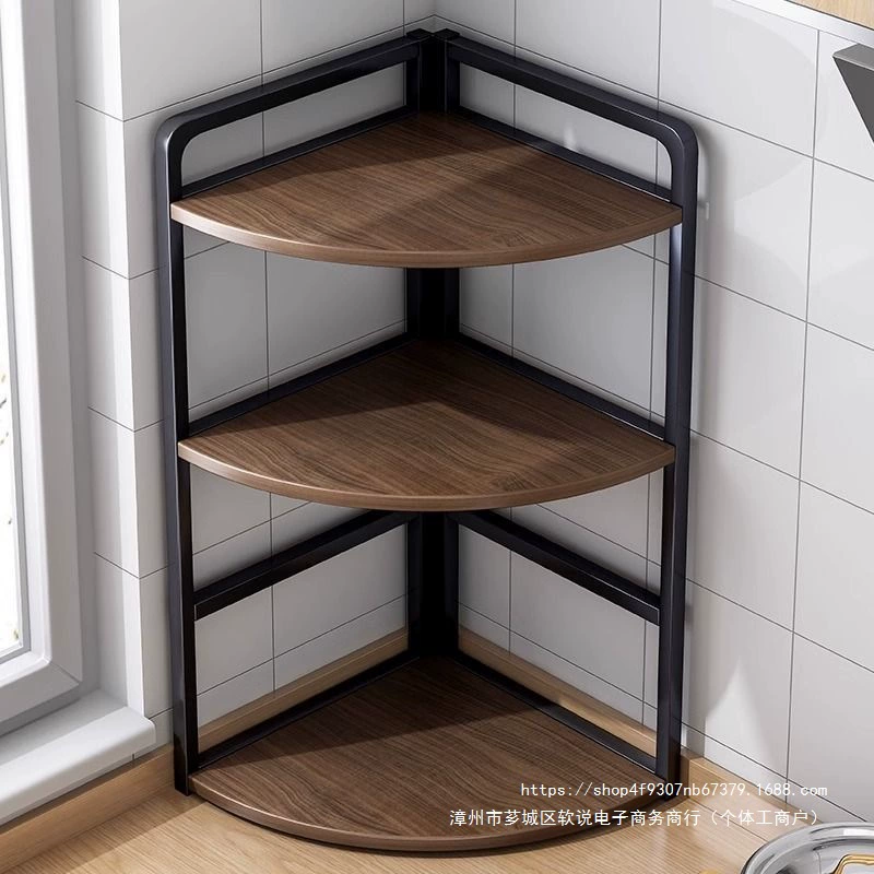 Кухонная полка для хранения, угловая треугольная полка для специй, угловая полка для хранения специй, многофункциональная полка для специй