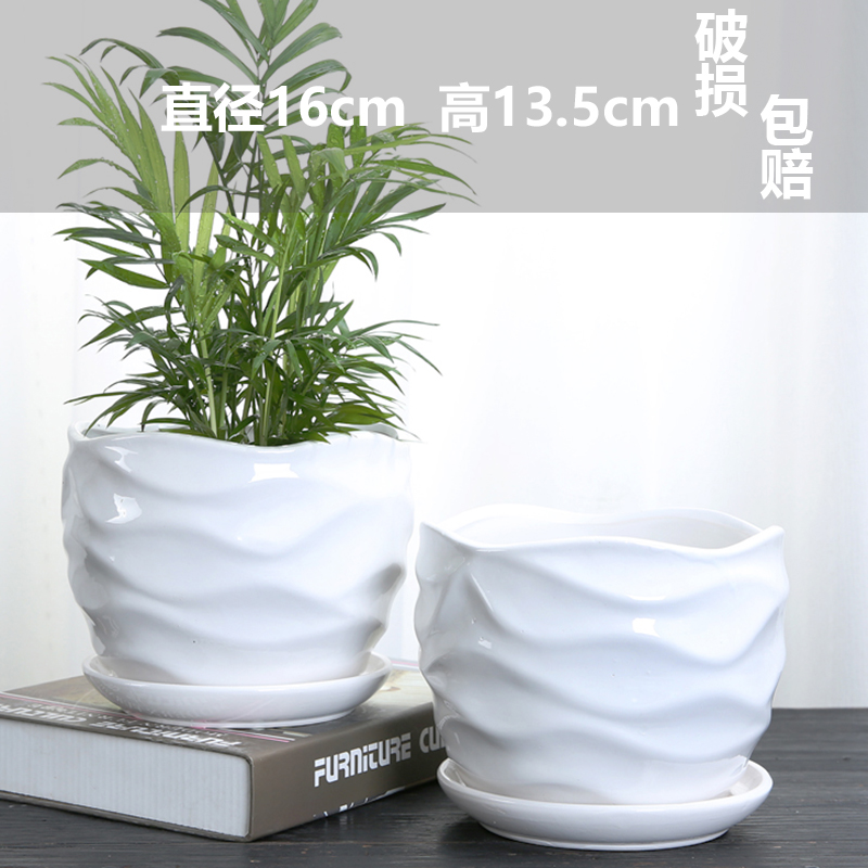 순백의 파도 두 개의 큰 크기