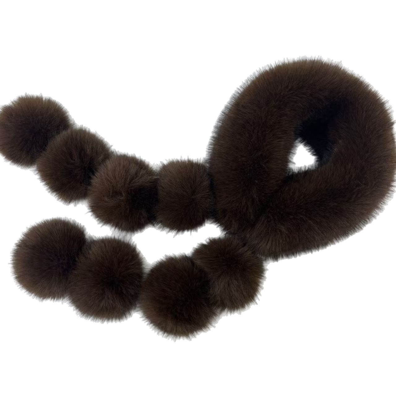 Bufandas gruesas de pelo de piel de collar de pelo caliente de estilo coreano dulce estilo coreano de pelo de zorro