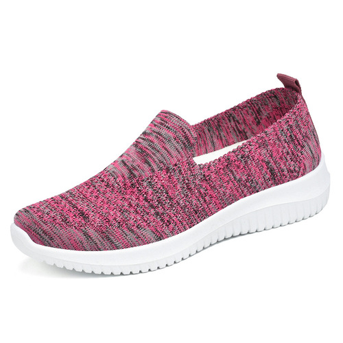 Women's Spring New Style One-Piece Mother Shoes for Middle-Aged and Elderly Ladies, Soft Sole Casual Slippers