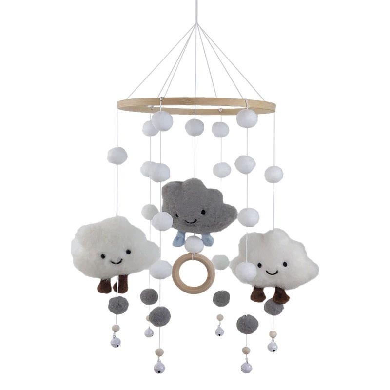 Трансграничное облако шар для волос Ветер колокольчики кровать колокольчик украшение для кроватки кулон детская комната украшение для стен детские украшения для стен