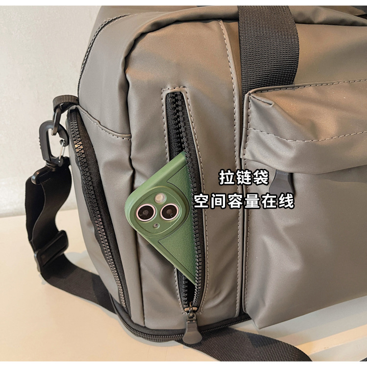 Großvolumige Kurztransport-Reisetasche, tragbar, Geschäftsreise, Tourismus, Bordgepäck, erweiterbar, Reisetasche, wasserdicht, dual-use nass und trocken, Fitness, 20