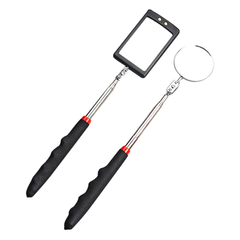 Dispositivo de recogida varilla de succión varilla magnética de metal varilla magnética Dispositivo de recogida de luz LED reflector de espejo de inspección de reparación de automóviles