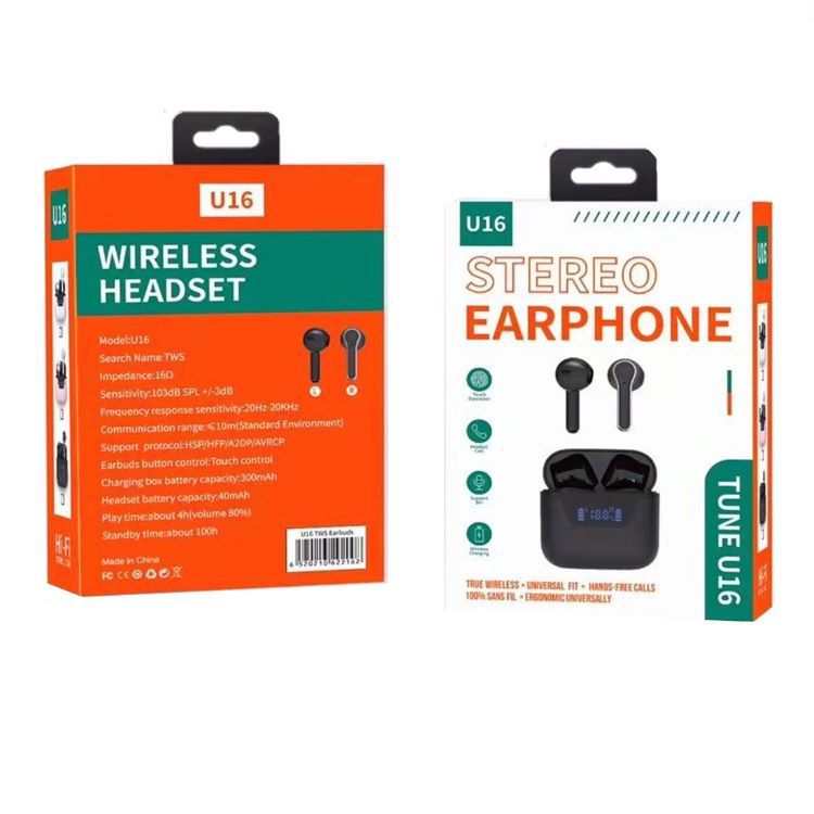 Private wireless Bluetooth earphones with low latency touch digital display 5.2U16 S25_voghion.com