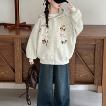 女童秋装休闲套装2025新款韩版洋气儿童女孩春秋外套牛仔裤两件套