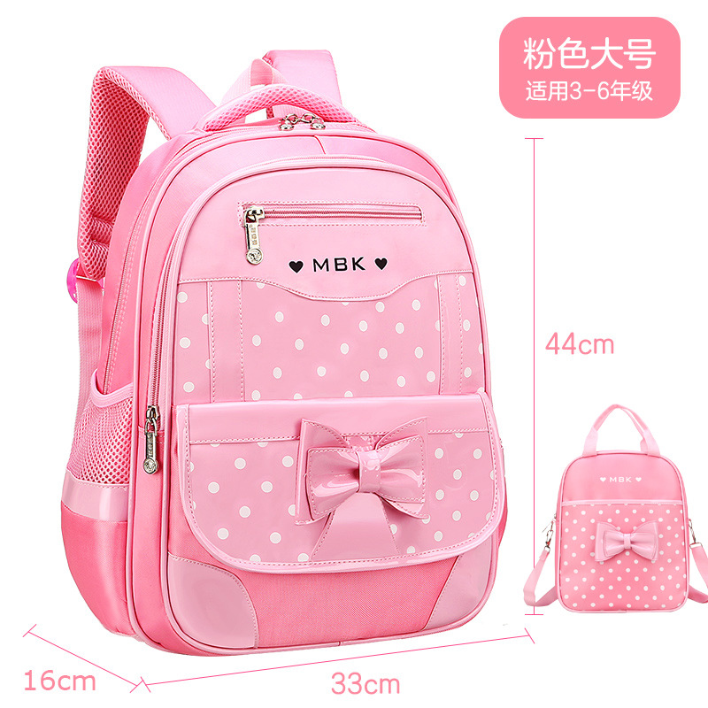 Mochila coreana para estudiantes de primaria de onda 1 - 3 - 5 - 6 grados varilla de tracción para niños 6 - 9 - 12 años mochila de hombro para reducir la carga