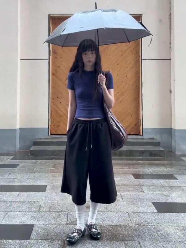 American-Style Commuter Sports Casual Versatile High-Waisted Slimming Straight-Leg Pants for Women Trendy Chic Summer Fashion Cropped Pants American-Style Commuter Sports Casual Versatile High-Waisted Slimming Straight-Leg Pants for Women Trendy Chic Summer Fashion Cropped Pants