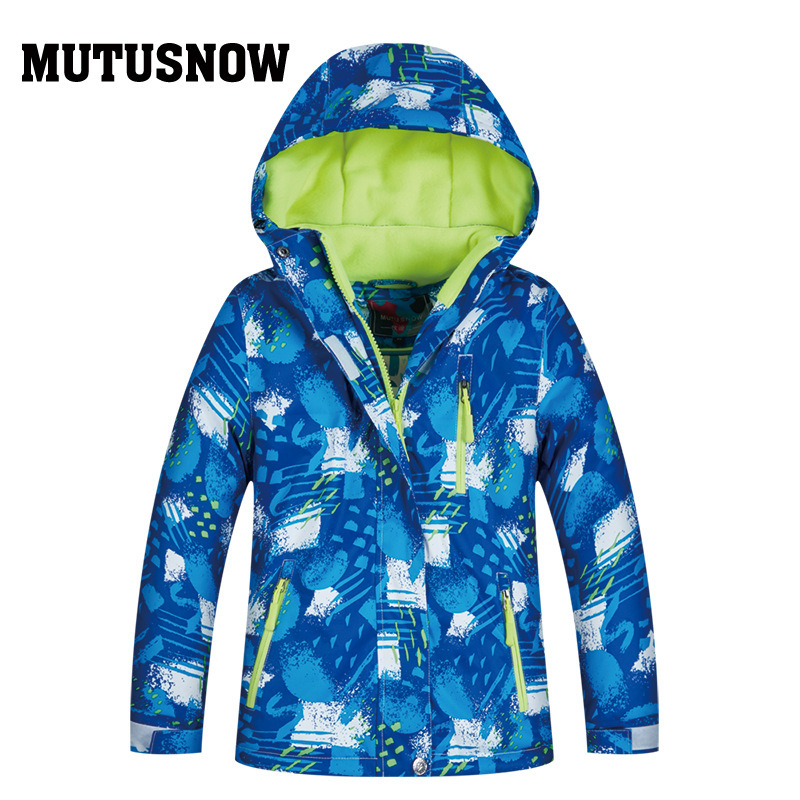 @MutuSnow Children's Ski Suit Boys Outdoor Waterproof Windproof Warm Harbin Ski Jacket - Dropshipping Available