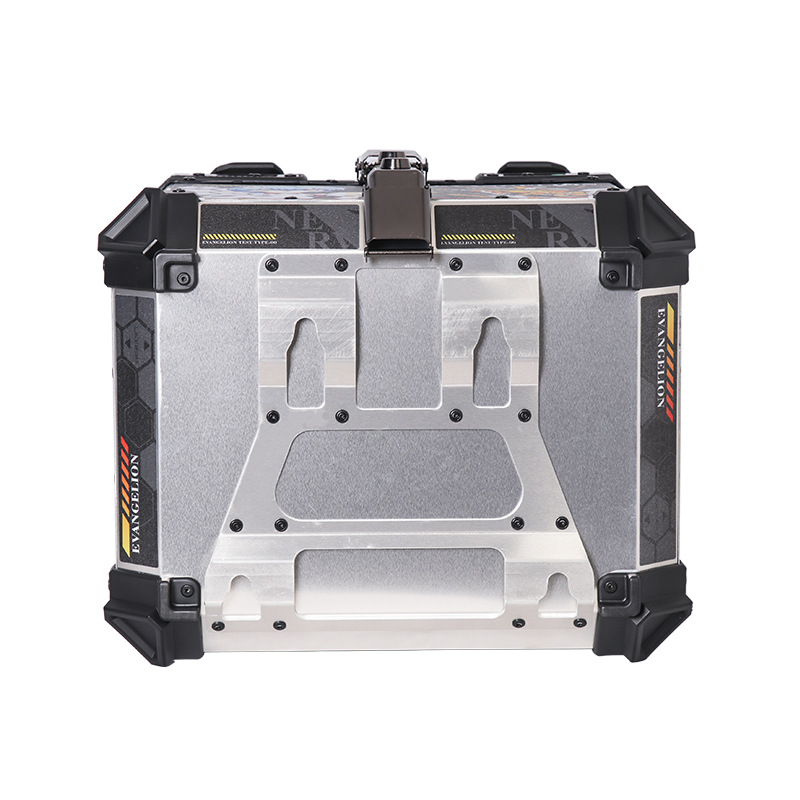 45L Ayanami Rei Black Aluminum Alloy Tail Box Scooter Calf Trunk Universal Electric Vehicle Trunk
