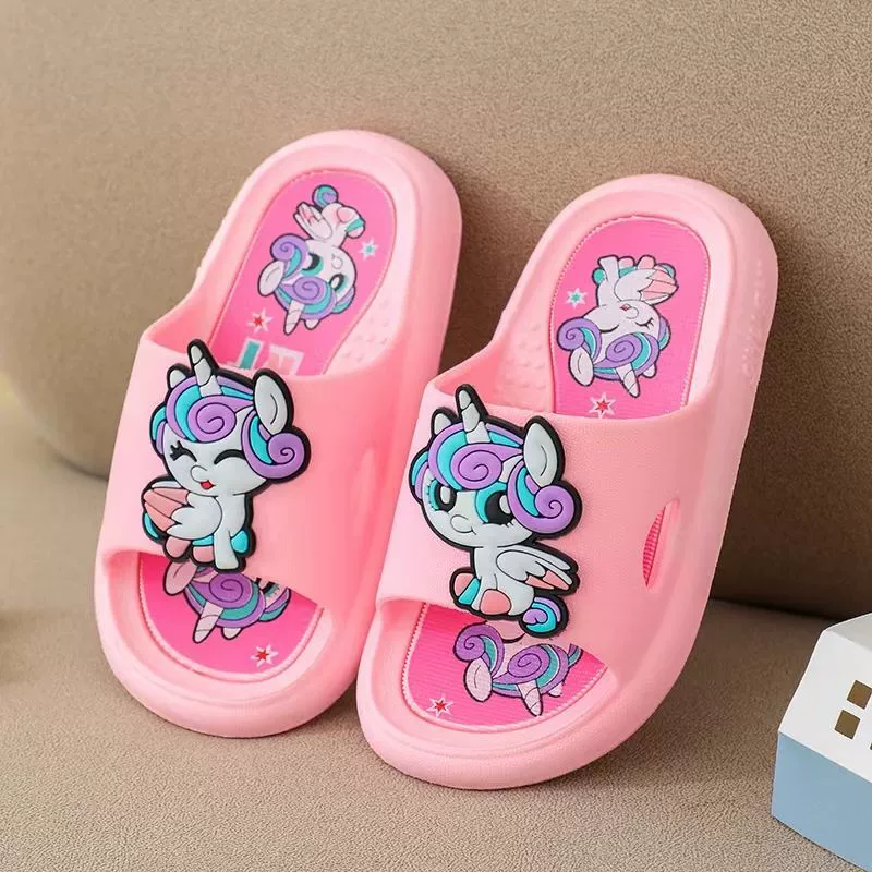 Тапочки для девочек, тапочки My Little Pony, домашняя мода, легкие, нескользящие, против запаха, против падения, легкие тапочки