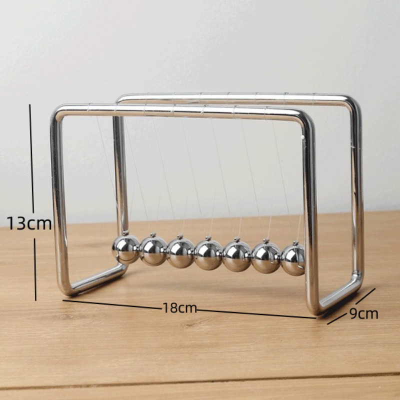 Metal frame 7 beads Newton pendulum ball bumper ball pool creative home desktop decoration gift stress relief ornaments