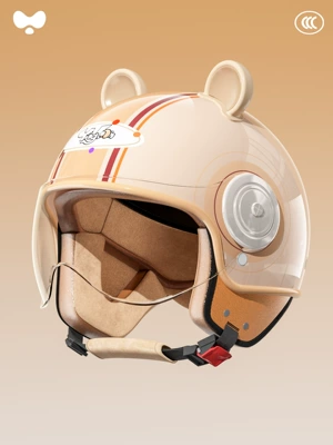 Safety Helmets, Motosiklet kaskı (dəbilqə) - 3c-childrens-apricot-hd-short-lens-class-a-new-national-standard-one-size-fits-all