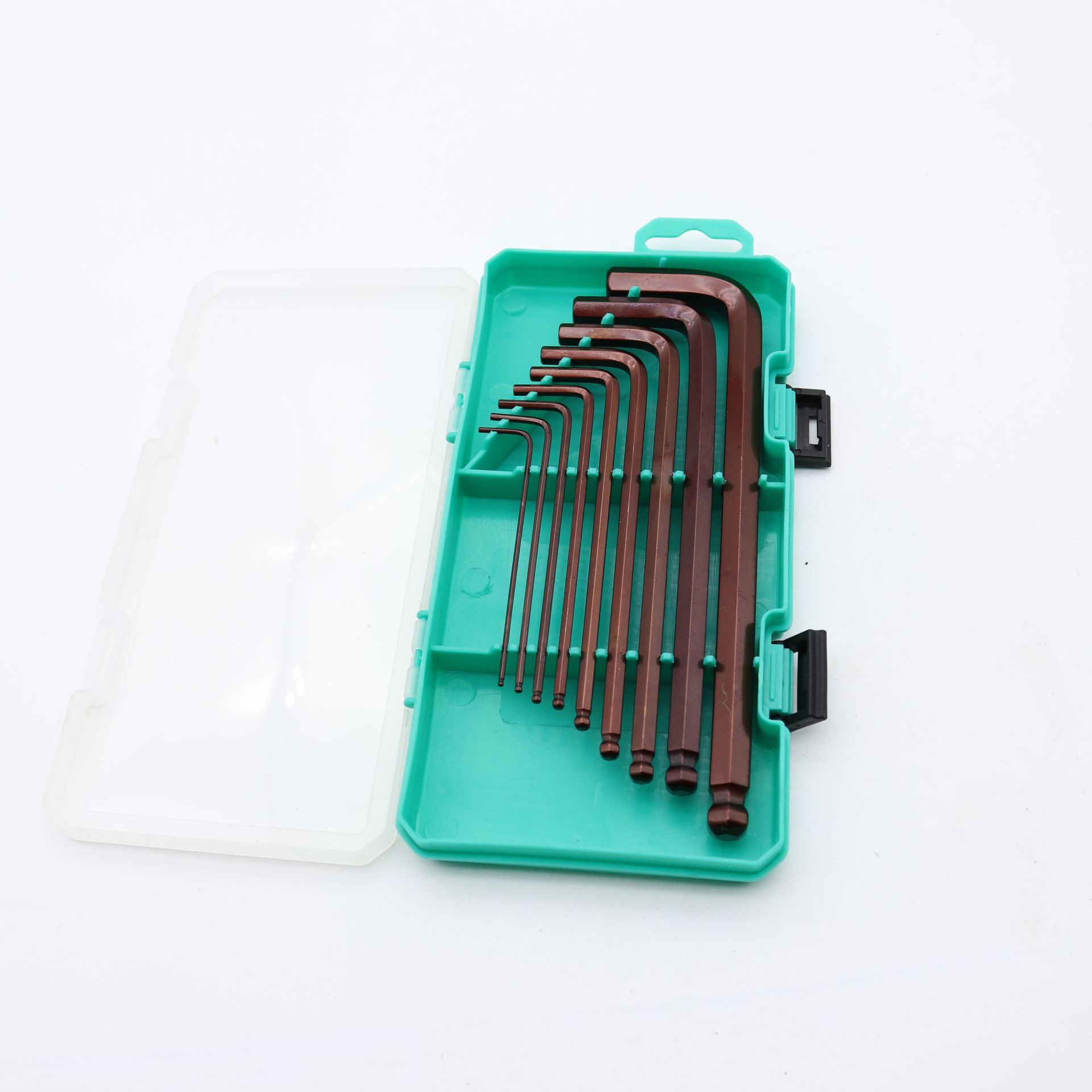 高硬品质合金钢内六角扳手9件套六角工具内六角螺丝刀套装