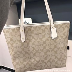 蔻家City30托特包老花大容量购物袋时尚手提单肩腋包女通勤必备